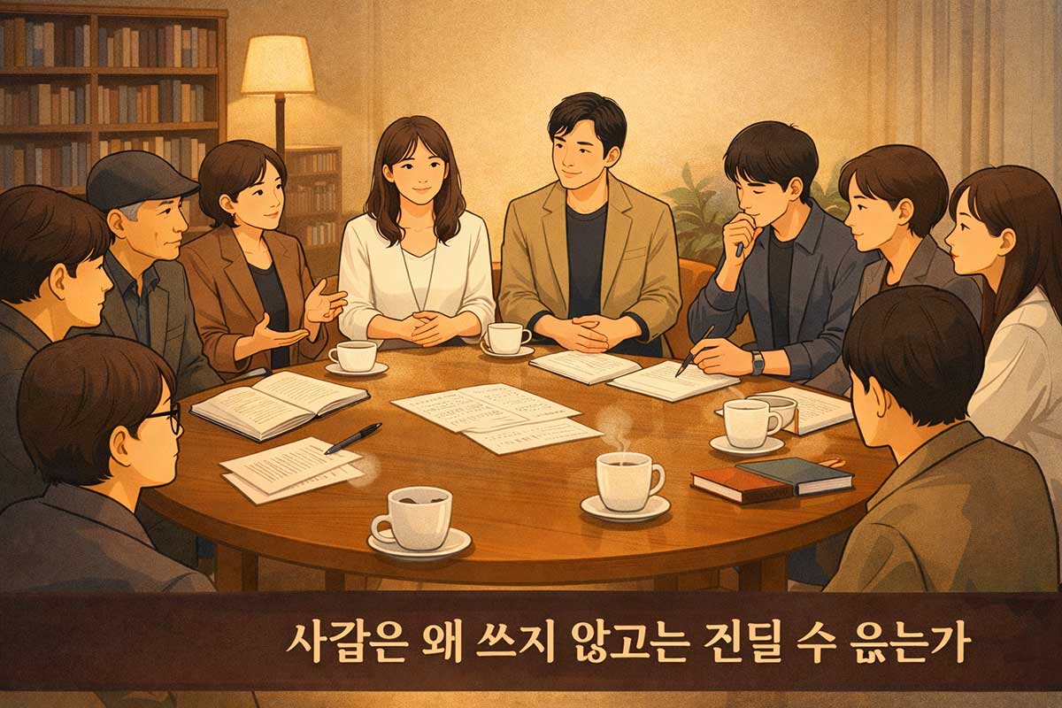 사람은 왜 쓰지 않고는 견딜 수 없는가