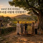 100년 후의 아이들에게 어떤 대한민국을 남길 것인가? 100년 후의 아이들은 우리를 어떻게 기억할까?