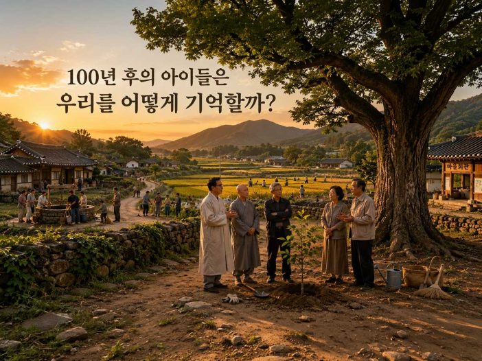 100년 후의 아이들은 우리를 어떻게 기억할까?