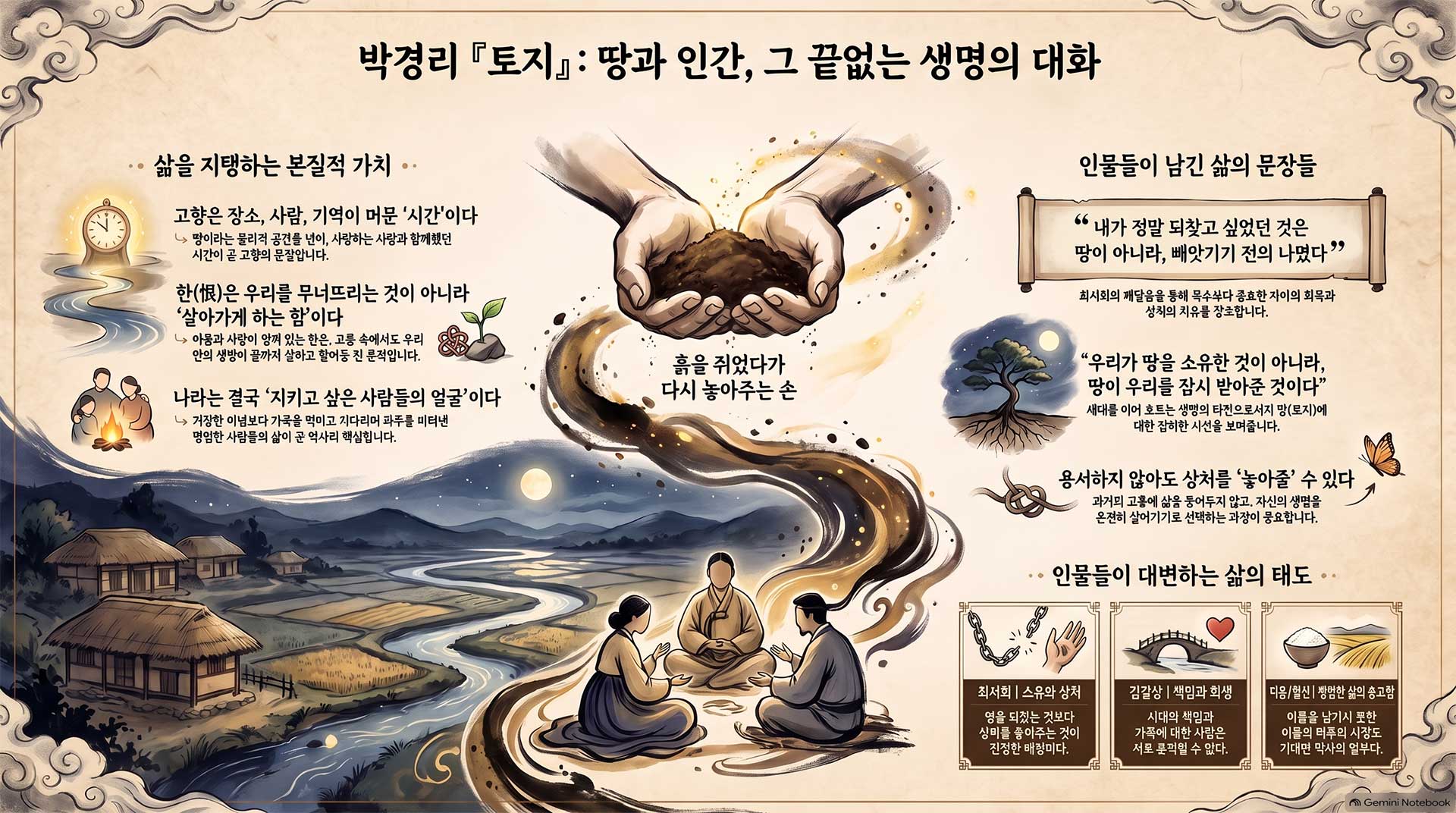박경리 토지  땅과 인간의 대화